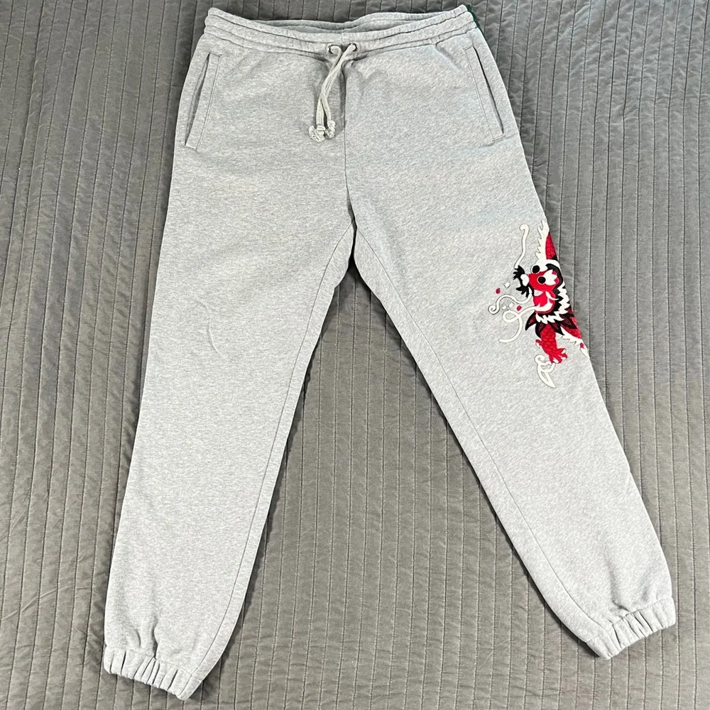 🛑SOLD🛑🐉GUCCI GARDEN EMBROIDERED SWEATPANTS🐉 - Picture 2 of 11